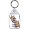Keep Calm and Eat Goat's Cheese - Keyring