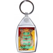 Keep Calm and Love Your Hamster - Keyring