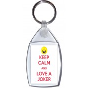 Keep Calm and Love a Joker - Keyring
