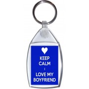Keep Calm I Love my Boyfriend - Keyring