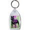 Keep Calm and Love Staffies - Keyring