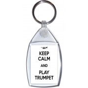Keep Calm and Play Trumpet - Keyring