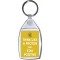 Think Like a Proton and Stay Positive - Keyring