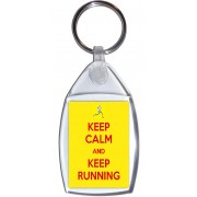Keep Calm and Keep Running - Keyring