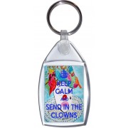 Keep Calm and Send in the Clowns - Keyring