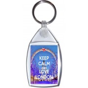 Keep Calm and Love London - Keyring