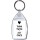 Think Twice *** Act Once - Keyring