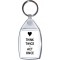 Think Twice *** Act Once - Keyring