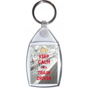 Keep Calm I'm a Train Driver - Keyring