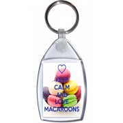 Keep Calm and Love Macaroons - Keyring