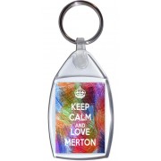 Keep Calm and Love Merton - Keyring