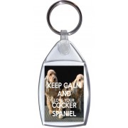 Keep Calm and Love Your Cocker Spaniel - Keyring