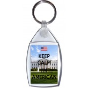 Keep Calm I'm American - Keyring