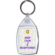Keep Calm I'm a Receptionist - Keyring