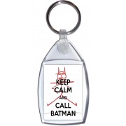 Keep Calm and Call Batman - Keyring