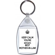 Keep Calm You're Britain's Best Mother-in-Law - Keyring