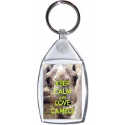 Keep Calm and Love Camels - Keyring