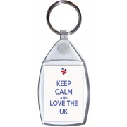 Keep Calm and Love the UK - Keyring