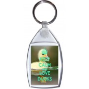 Keep Calm and Love Ducks - Keyring