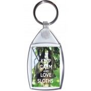 Keep Calm and Love Sloths - Keyring