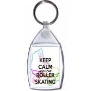 Keep Calm and Love Roller Skating - Keyring
