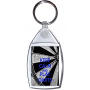 Keep Calm and Play Darts - Keyring