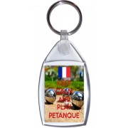 Keep Calm and Play Petanque - Keyring