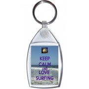 Keep Calm and Love Surfing - Keyring
