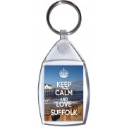 Keep Calm and Love Suffolk - Keyring