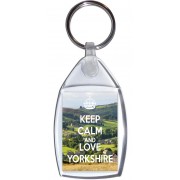 Keep Calm and Love Yorkshire - Keyring
