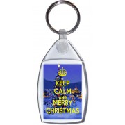 Keep Calm and Merry Christmas - Keyring