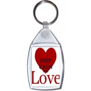 Keep Calm and Love - Keyring