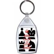 Keep Calm and Love Chess - Keyring