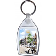 Keep Calm and Love Staines Upon Thames - Keyring