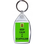 Keep Calm I'm a Scaffolder - Keyring