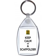 Keep Calm I'm a Scaffolder - Keyring