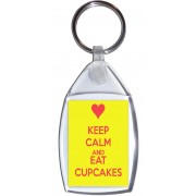 Keep Calm and Eat Cupcakes - Keyring