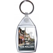Keep Calm and Love New Malden - Keyring