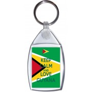 Keep Calm and Love Guyana - Keyring