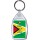 Keep Calm and Love Guyana - Keyring