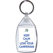 Keep Calm and Love Your Campervan - Keyring