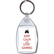 Keep Calm and Love Gaming - Keyring