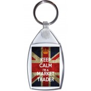 Keep Calm I'm a Market Trader - Keyring
