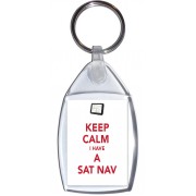 Keep Calm I Have a Sat Nav - Keyring