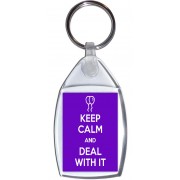 Keep Calm and Deal with It - Keyring