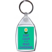 Keep Calm I'm the Head Gardener - Keyring