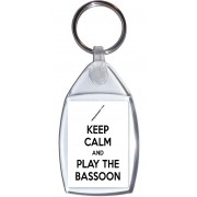 Keep Calm and Play the Bassoon - Keyring