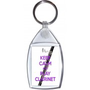 Keep Calm and Play Clarinet - Keyring
