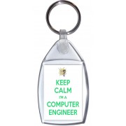Keep Calm I'm a Computer Engineer - Keyring