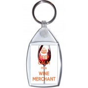 Keep Calm I'm a Wine Merchant - Keyring